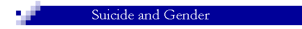 Suicide and Gender